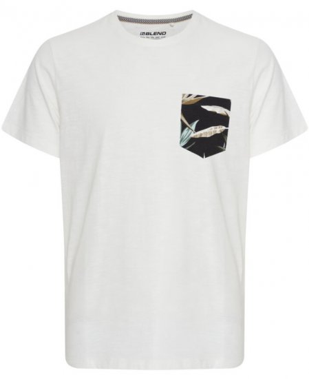 Blend 5038 T-shirt White - Magliette - Magliette Uomo Taglie Forti
