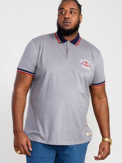D555 Mersea Polo Shirt With Chest Embroidery - Polo - Polo Uomo Taglie Forti