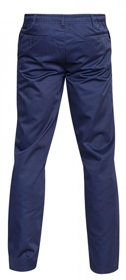 D555 Basilio Pants with elasticated waist Navy - Jeans & pantaloni - Jeans & Pantaloni Uomo Taglie Forti