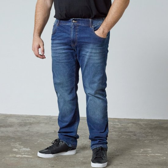 North Latitude Jeans Jack Blue Used Wash - Giubbotti - Giubbotti Uomo Taglie Forti