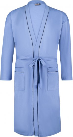 Adamo Boris House Coat Light Blue - Intimo & costumi da bagno - Intimo Taglie Forti Uomo