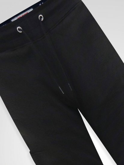 D555 Dexter 1 Cargo Jogger With Bear Embroidery Nero - Pantaloni & pantaloncini tuta - Pantaloni Tuta Uomo Taglie Forti