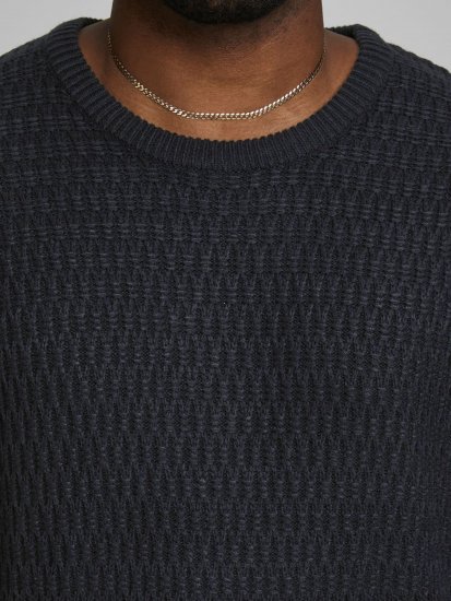 Jack & Jones JCOBRANDON Knit Black - Felpe & felpe con cappuccio - Felpe & Felpe con Cappuccio Uomo Taglie Forti