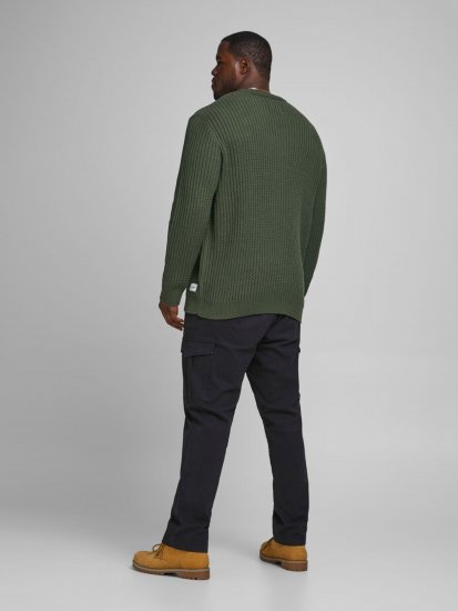 Jack & Jones JCOBRANDON Knit Forest - Felpe & felpe con cappuccio - Felpe & Felpe con Cappuccio Uomo Taglie Forti