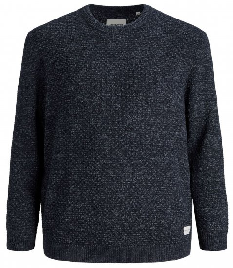 Jack & Jones JCOBRANDON Knit Navy Blazer - Felpe & felpe con cappuccio - Felpe & Felpe con Cappuccio Uomo Taglie Forti