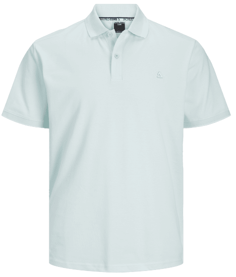 Jack & Jones JCOHASS LOGO Polo Soothing Sea - Polo - Polo Uomo Taglie Forti