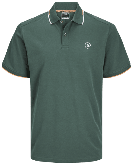 Jack & Jones JCOHASS LOGO Polo Sycamore - Polo - Polo Uomo Taglie Forti