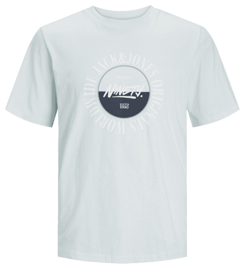 Jack & Jones JORCOBIN T-Shirt Skylight - Magliette - Magliette Uomo Taglie Forti