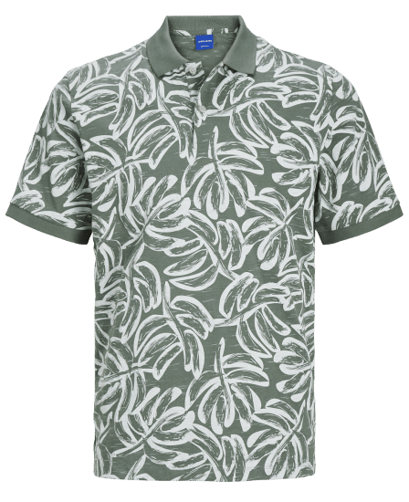Jack & Jones JORLAFAYETTE AOP Polo Laurel Wreath - Polo - Polo Uomo Taglie Forti