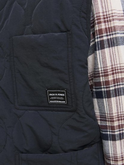 Jack & Jones Hero Liner Quilted Gilet Vest Black - Gilet - Gilet in taglie grandi