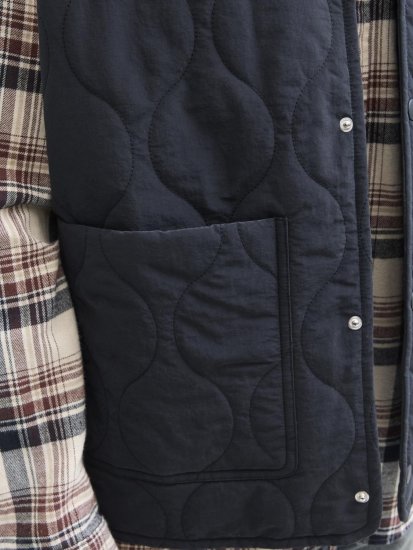 Jack & Jones Hero Liner Quilted Gilet Vest Black - Gilet - Gilet in taglie grandi