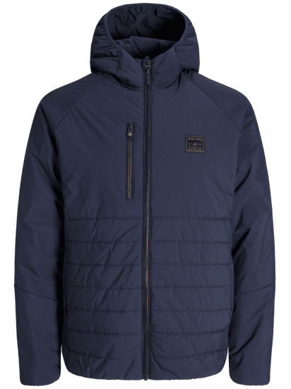 Jack & Jones Finn Hybrid Jacket Sky Captain - Giubbotti - Giubbotti Uomo Taglie Forti