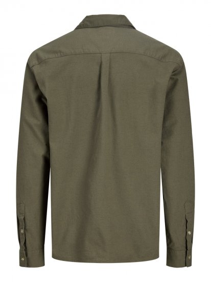 Jack & Jones Tristan Overshirt kaki - Camicie - Camicie Taglie Forti Uomo