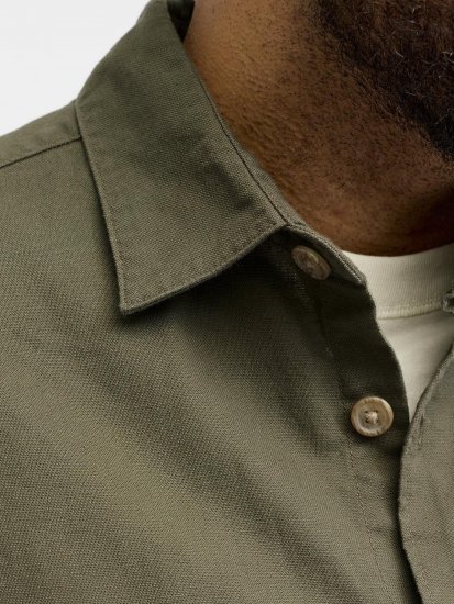 Jack & Jones Tristan Overshirt kaki - Camicie - Camicie Taglie Forti Uomo