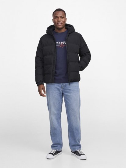 Jack & Jones Sage Giubbotto imbottito Nero - Giubbotti - Giubbotti Uomo Taglie Forti