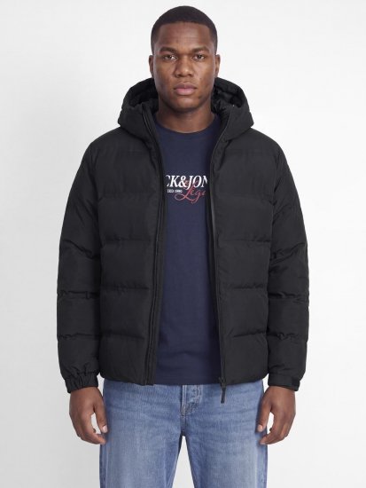 Jack & Jones Sage Giubbotto imbottito Nero - Giubbotti - Giubbotti Uomo Taglie Forti
