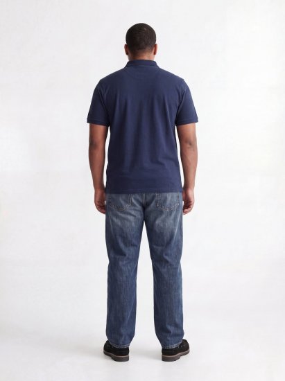 Jack & Jones Rush polo confezione da 2 nero/blu navy - Polo - Polo Uomo Taglie Forti