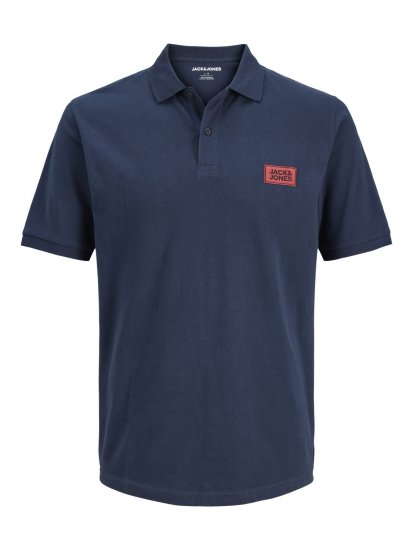 Jack & Jones Rush polo confezione da 2 nero/blu navy - Polo - Polo Uomo Taglie Forti