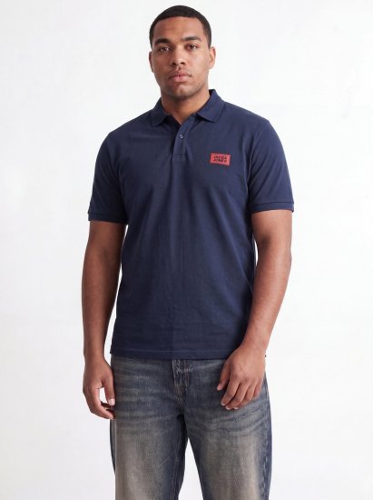 Jack & Jones Rush polo confezione da 2 nero/blu navy - Polo - Polo Uomo Taglie Forti