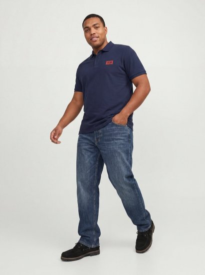 Jack & Jones Rush polo confezione da 2 nero/blu navy - Polo - Polo Uomo Taglie Forti