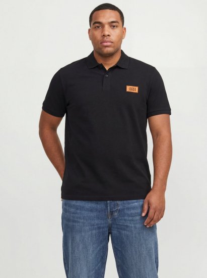 Jack & Jones Rush polo confezione da 2 nero/blu navy - Polo - Polo Uomo Taglie Forti