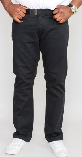 Duke Mario Bedford cord-pants Black - Jeans & pantaloni - Jeans & Pantaloni Uomo Taglie Forti