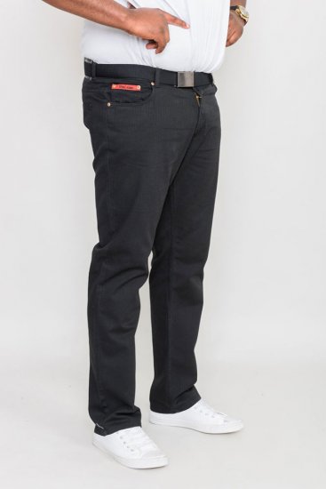Duke Mario Bedford cord-pants Black TALL SIZES - ABBIGLIAMENTO UOMO MT-6XLT - Taglie Tall Uomo