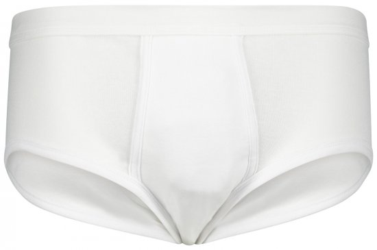 Adamo Royal Fine Ribbed Briefs White - Intimo & costumi da bagno - Intimo Taglie Forti Uomo