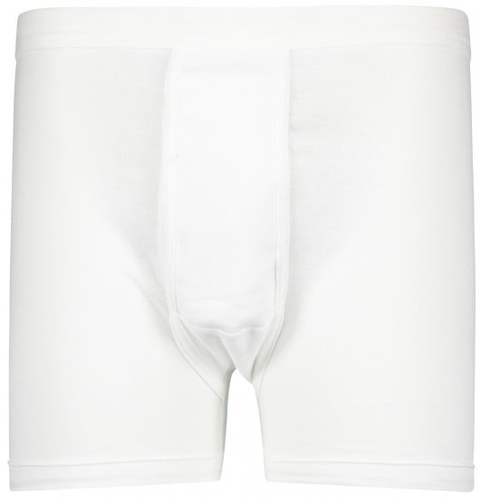 Adamo Royal Fine Ribbed Boxer shorts White - Intimo & costumi da bagno - Intimo Taglie Forti Uomo
