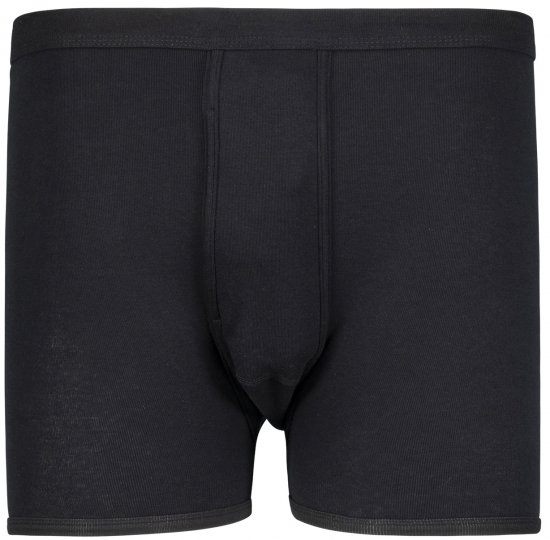 Adamo Royal Ribbed Boxer shorts Black - Intimo & costumi da bagno - Intimo Taglie Forti Uomo