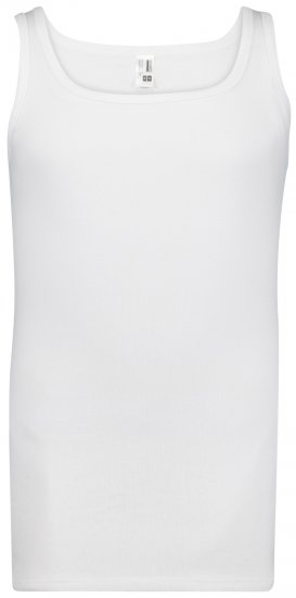 Adamo Royal Fine Ribbed Undershirt White - Intimo & Costumi da bagno - Intimo Taglie Forti Uomo