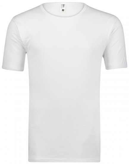 Adamo Royal Fine Ribbed Under-T-shirt White - Intimo & costumi da bagno - Intimo Taglie Forti Uomo
