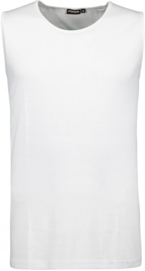 Adamo Rod Comfort Fit Tank Top White - Magliette - Magliette Uomo Taglie Forti