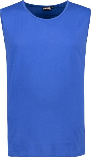 Adamo Rod Comfort Fit Tank Top Royal Blue - Magliette - Magliette Uomo Taglie Forti