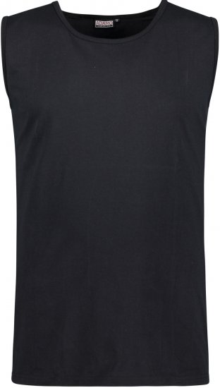 Adamo Rod Comfort Fit Tank Top Black - Magliette - Magliette Uomo Taglie Forti