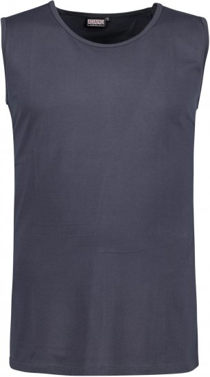 Adamo Rod Comfort Fit Tank Top Charcoal - Magliette - Magliette Uomo Taglie Forti