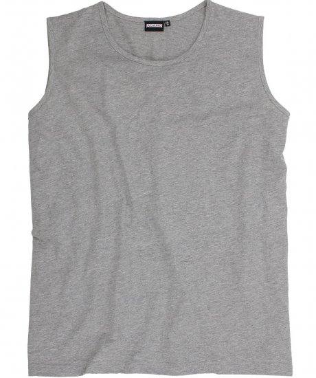 Adamo Rod Comfort Fit Tank Top Grey - Magliette - Magliette Uomo Taglie Forti