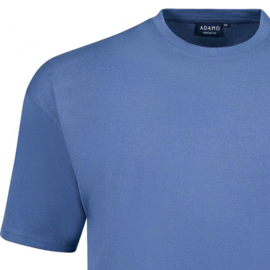 Adamo 129420 T-shirt confezione da 2 Blu denim - Magliette - Magliette Uomo Taglie Forti