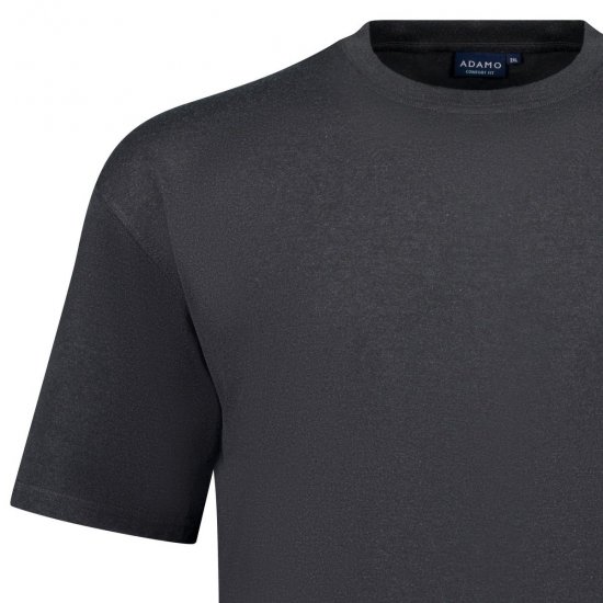 Adamo 129420 T-shirt confezione da 2 Grigio scuro melange - Magliette - Magliette Uomo Taglie Forti