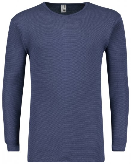 Adamo Jeans Long sleeve Under-T-shirt Navy - Intimo & costumi da bagno - Intimo Taglie Forti Uomo