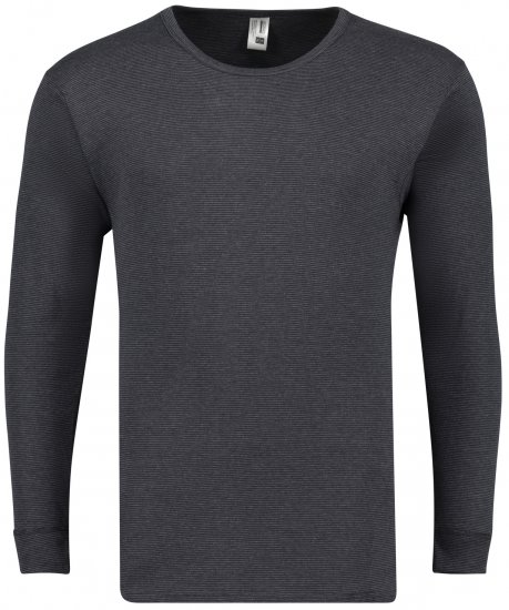 Adamo Jeans Long sleeve Under-T-shirt Black - Intimo & Costumi da bagno - Intimo Taglie Forti Uomo