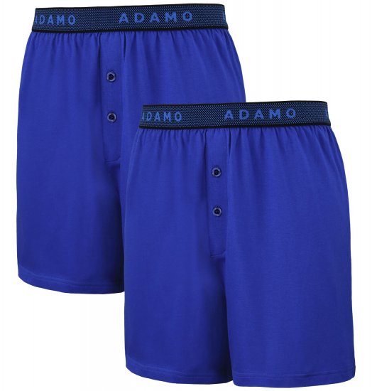 Adamo Jonas Boxershorts Royal Blue 2-pack - Intimo & costumi da bagno - Intimo Taglie Forti Uomo