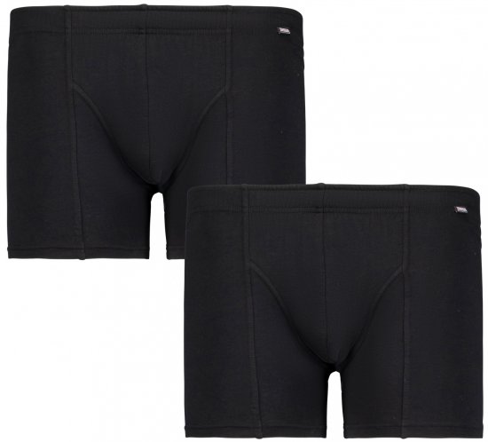 Adamo Jack Boxer shorts 2-pack Black - Intimo & costumi da bagno - Intimo Taglie Forti Uomo