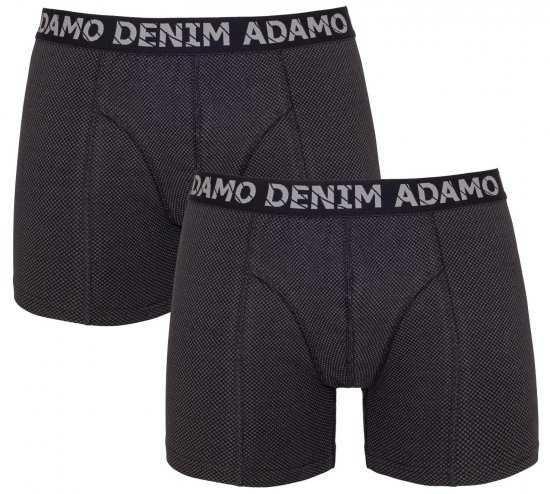 Adamo Julian Maxi Boxers Black 2-pack - Intimo & costumi da bagno - Intimo Taglie Forti Uomo