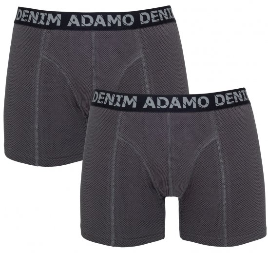 Adamo Julian Maxi Boxers Charcoal 2-pack - Intimo & costumi da bagno - Intimo Taglie Forti Uomo