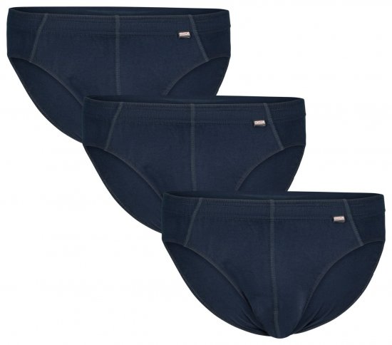 Adamo 129630 Slip confezione da 3 Blu scuro - Intimo & costumi da bagno - Intimo Taglie Forti Uomo