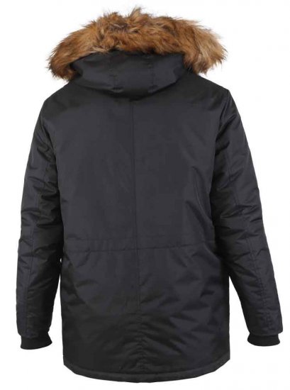 D555 Lovett Parka Black - Giubbotti - Giubbotti Uomo Taglie Forti