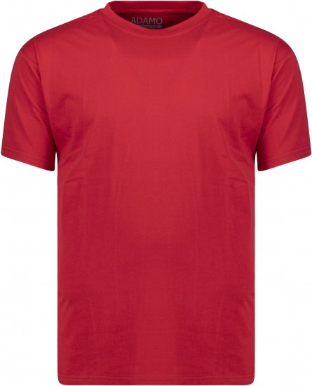 Adamo Kevin Regular fit T-shirt Red - Magliette - Magliette Uomo Taglie Forti