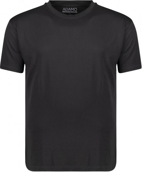 Adamo Kevin Regular fit T-shirt Black - Magliette - Magliette Uomo Taglie Forti