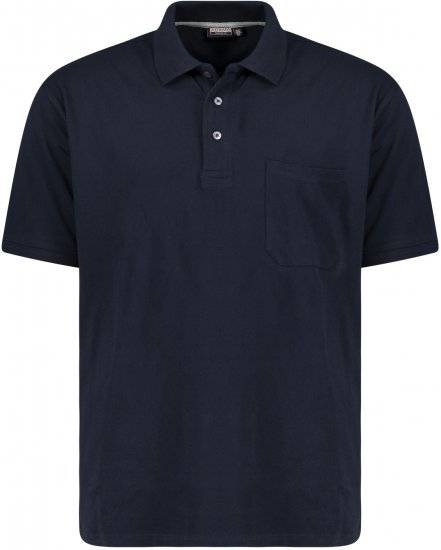 Adamo Klaas Regular fit Polo Shirt with Pocket Navy - Polo - Polo Uomo Taglie Forti